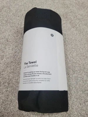 lululemon The Towel cor preta tamanho único - Imagem 1 de 4