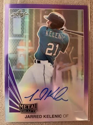 2019 Leaf Metal Draft Auto Jarred Kelenic #LT-JK1 #21/25 - Image 1 of 2