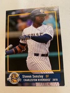 Steven Sensley Card 2018 Charleston River Dogs Team Card