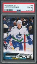 Andrei Kuzmenko 2022-23 Upper Deck Young Guns #465  PSA 10 Vancouver