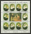 St Sao Tome e Principe - #30 - 1983 - Rembrandt Painting Sheet - Cpl - Used
