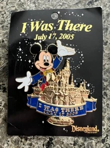 2005 Disney Pin I Was There July 17 #39981  Mickey Mouse 50th Anniversary LE5000 - Picture 1 of 8