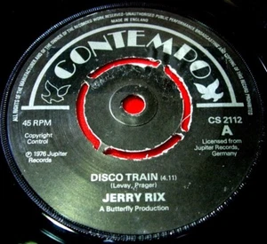 Jerry Rix Disco Train 7" UK ORIG 1976 Contempo CS 2112 b/w Instrumental VINYL - Picture 1 of 4