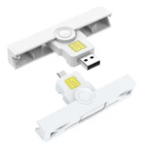 ID CAC Card Reader USB2.0 Type-C USB Common Access CAC Use for SIM Chip ID Card - Bild 1 von 9