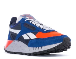 REEBOK CLASSIC LEGACY SNEAKERS TRAINERS SPORT MEN SHOES BLUE/ORANGE SIZE 13 NEW - Picture 1 of 9