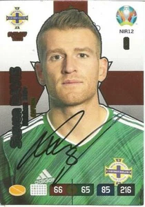 STEVEN DAVIS SIGNED N.IRELAND EURO 2020 ADRENALYN XL TRADING CARD+COA #NIR12 - Picture 1 of 1