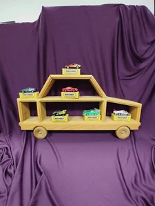 CAJA DE REGALO ESTANTE DE PARED Y 6 COCHES COMO NUEVOS EN CAJAS ORIGINALES 1993/95 - Imagen 1 de 10