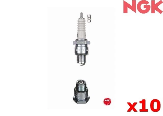 NGK Spark Plug FOR Volkswagen Karmann Ghia 1966-1969 1500 Coupe B5HS x10 - Image 1 of 1