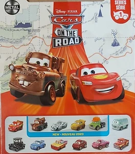 2023 MATTEL DISNEY PIXAR CARS MINI RACERS SERIES1 COMPLETE SET #1-12 ON THE ROAD - Picture 1 of 2