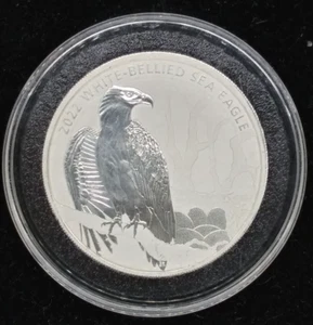2022 Australia White Belly Sea Eagle 1 1/2 oz .9999 Silver Perth Mint - Picture 1 of 2
