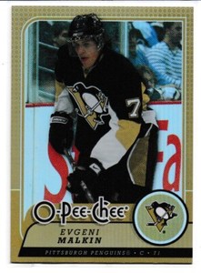 Evgeni Malkin 2008-09 O-Pee-Chee Gold Card # 346 Pittsburgh Penguins