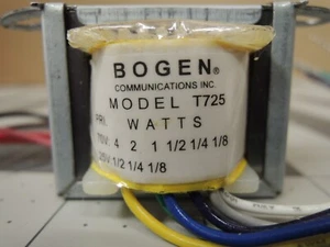 NUOVO Bogen Communications Modelli T725 4W Altoparlante Trasformatore Abbinato 70V e 25V - Foto 1 di 11