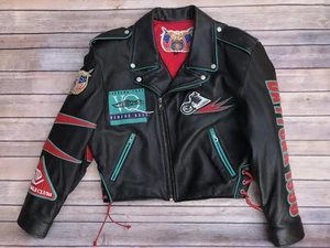 Chaqueta de Motocicleta Jeff Hamilton XS Bikers Week Ball Daytona 1998 De Colección Firmada - Imagen 1 de 12