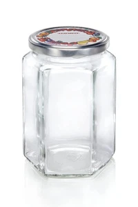 LEIFHEIT - VIDRIO HEXAGONAL con tapa atornillada - 770 ml - Leifheit 3211 - Imagen 1 de 3