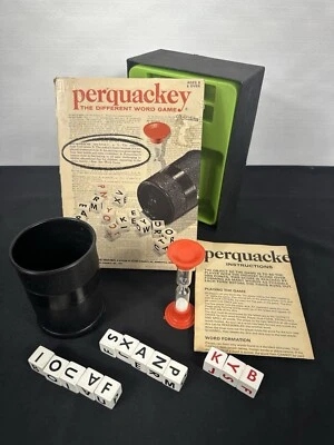 Perquackey The Different Word game 1970 Lakeside Industries Leisure Dynamics - Image 1 of 3