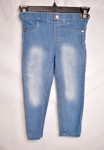 Nanette Lepore Girls Size 4 Blue Skinny Pull On Jeans Excellent PreOwned - Picture 1 of 4