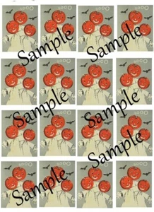 Halloween Kürbis Boo Geister Wasserrutsche Aufkleber - Bild 1 von 2