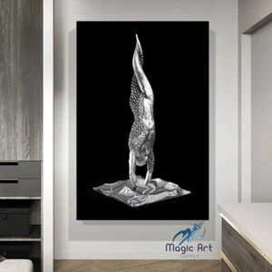 CANVAS 3D Effect Art - Master Yoga Wall Art, Gyms Room Decoration, Ready to hang - Picture 1 of 6
