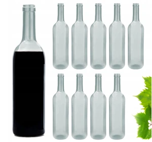 10Stk Weinflasche 750 ml Glasflasche leere Flasche Likör Wein Weiß - Bild 1 von 5