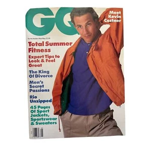 May 1987 GQ Magazine w/Kevin Costner on the cover - Picture 1 of 2