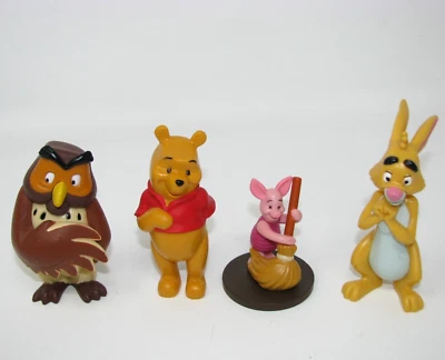 Disney Winnie The Pooh PVC Figuras Pooh Piglet Conejo Búho Figuras Disney Foto 1 de 2