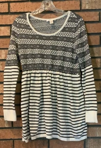 Motherhood Maternity Womens Maternity Black And White Sweater Size M - Picture 1 of 5