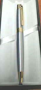 Sheaffer 300 penna a sfera cromata con tonalità oro 100% autentica - Foto 1 di 5