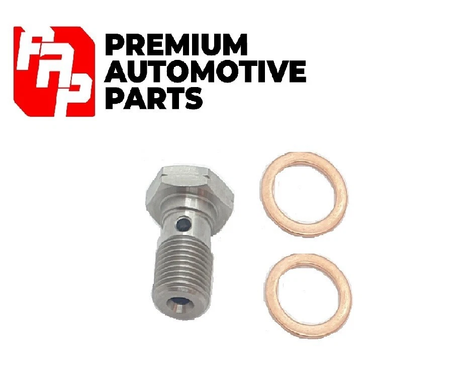 Stainless Steel Banjo Bolt Complete Bike HEL Brembo Calipers Single - Image 1 of 1