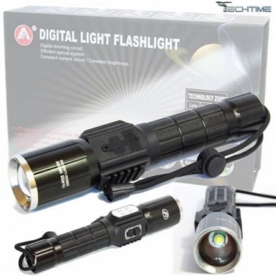 TORCIA SOFTAIR POWER BANK TATTICA MILITARE LED DI PRECISIONE CREE BL-528 XML T6 - Immagine 1 di 3