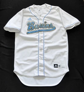 UCLA Bruins Blank Adidas Baseball Jersey Team Game Issue Men White Sewn 40 M - Picture 1 of 15