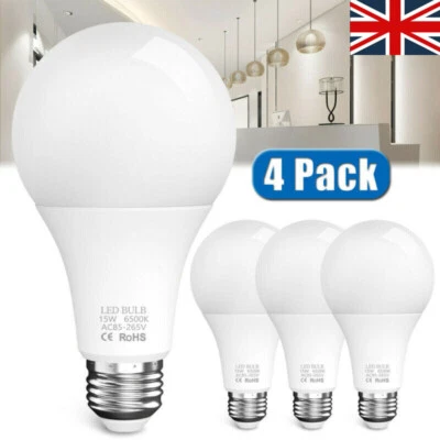 1/4X PIR Motion Sensor E27 B22 LED Smart Bulb Globe Auto ON/OFF Energy Saving UK - Image 1 of 4