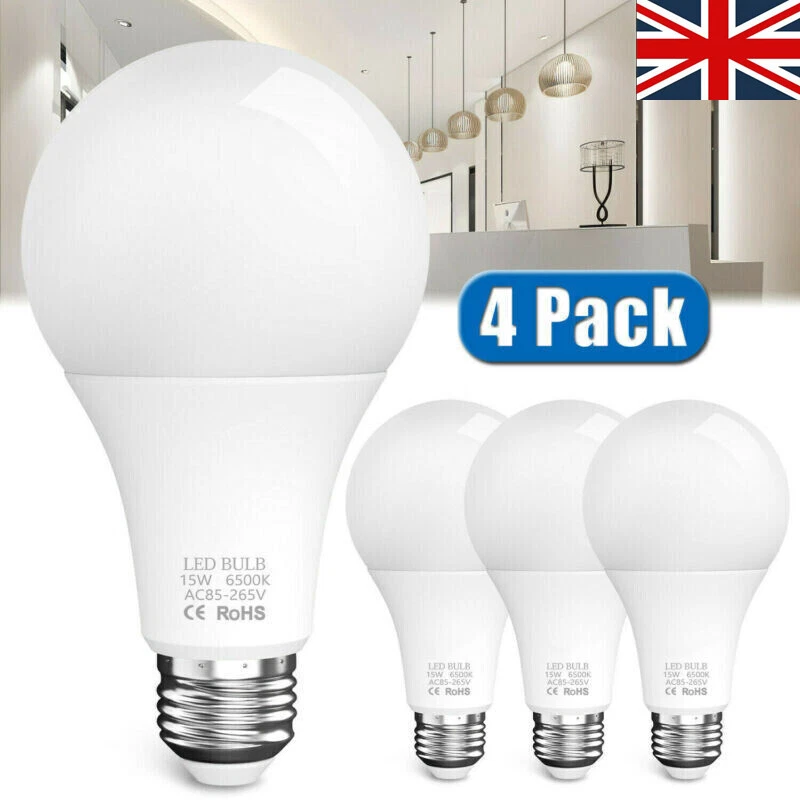 1/4X PIRS Motion Sensor E27 B22 LED Smart Bulb Globe Auto ON/OFF Energy Saving - Image 1 of 4