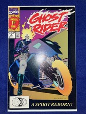 Ghost Rider # 1 1990 Marvel Comic Book A Spirit Reborn