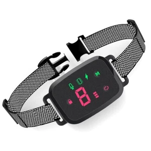Hund Haustier Trainingshalsband Smart Wasserdicht Wiederaufladbar Kein Schock Bellen Kontrolle - Bild 1 von 10