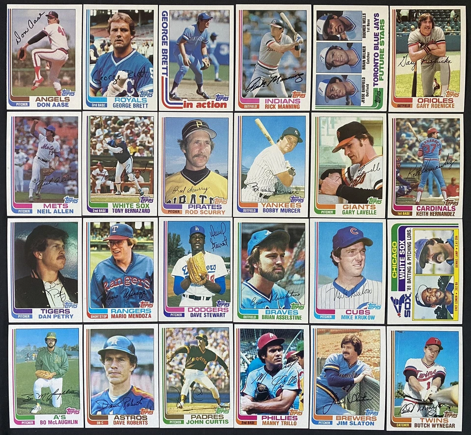 1982 Topps - Baseball Cards - #199-396 - Complete Your Set - You U Pick - Image 1 of 1