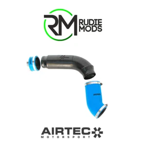 Tubo de inducción de alto flujo AIRTEC Ford Focus RS Mk3 negro y carcasas de silicona - Imagen 1 de 2