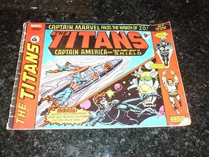 THE TITANS Starring CAPTAIN AMERICA - No 9 - Date 20/12/1975 - MARVEL COMICS - Imagen 1 de 1