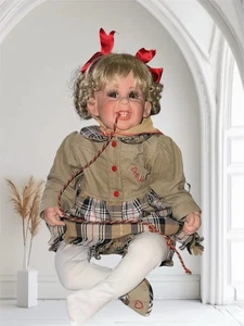 Fayzah Spanos Vinyl Puppe Precious Heirloom Weighted signiert - Bild 1 von 9