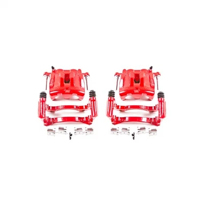 Pinzas PowerStop S4826 rojas con recubrimiento en polvo para Jeep Grand Cherokee 99-04 Foto 1 de 4