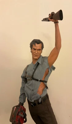 Sideshow Ash Army of Darkness Formato Premium 1:4 Exclusivo Raro LE 350 solamente Foto 1 de 4