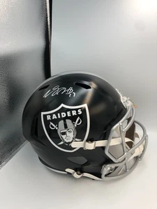 Signed Davonte Adams Raiders Helmet. Beckett certified Fullsize NFL Authentic - Picture 1 of 4