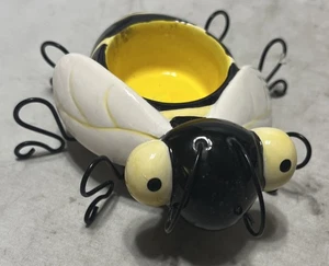 Yankee Candle Company Bumble Bee Tea Light Holder Wire Frame Legs 5” - Picture 1 of 5
