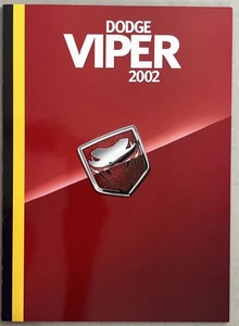 Vintage 2002 Dodge Viper Dealer Sales Brochure - Picture 1 of 4
