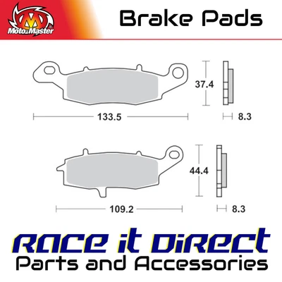 Pastilhas de freio para KAWASAKI ZR 7 S 2001-2003 traseira sinterizada MotoMaster - Imagem 1 de 4