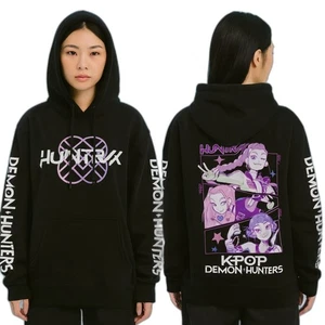 Anime KPop Demon Hunters Women's Pullover Hoodie, Size Medium - Picture 1 of 3