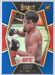 2022 Panini Select UFC - Premier Level Adrian Yanez #155 Blue Prizm (RC) - Bild 1 von 3