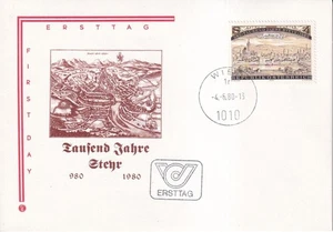 Austria 1980 The 1000th Anniversary of Steyr FDC - Picture 1 of 1