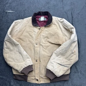 Berner Chore Mantel Vintage Damen große schwere Canvas Arbeitsjacke gefüttert isoliert - Bild 1 von 14