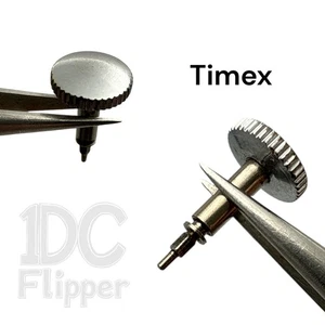 Timex Watch Crown & Stem White D: 6.3 mm L: 11.1 mm NOS Read Details! - Picture 1 of 2