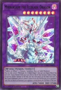 Mirrorjade the Iceblade Dragon - CH01-EN042 - NM - Ultra Rare - 1st ed - Yugioh - Picture 1 of 1